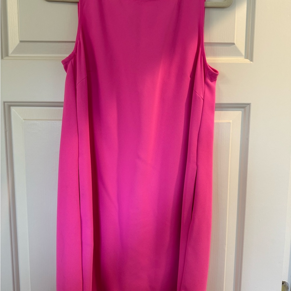 Elegant Pink Sleeveless Dress